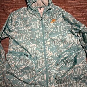 Nike Aqua Graphic Windbreaker